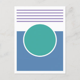 Zonneschijn abstract ontwerp briefkaart