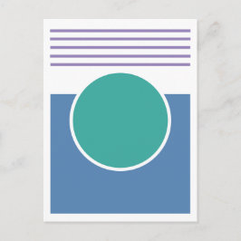 Zonneschijn abstract ontwerp briefkaart