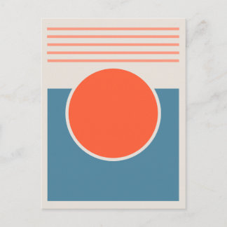 Zonneschijn abstract ontwerp briefkaart