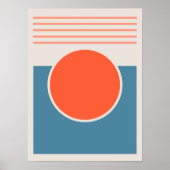 Zonneschijn abstract ontwerp poster (Voorkant)