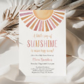 Zonneschijn Baby shower, een kleine zonnestraal Kaart