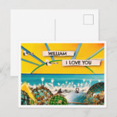 ZONNESCHIJN BANNER BRIEFKAART (Voorkant / Achterkant)