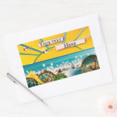 ZONNESCHIJN BANNER RECHTHOEKIGE STICKER (Envelop)