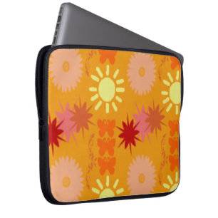 ZONNESCHIJN BLOEM LAPTOP HOES - ONTWERPER CADOS