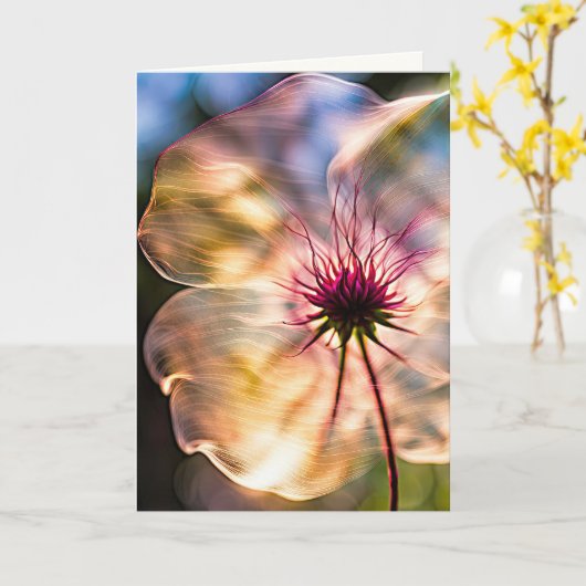 Zonneschijn bloem voor verjaardag kaart (Gele Bloem)