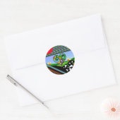 ZONNESCHIJN CREATIEVEN! Schort Ronde Sticker (Envelop)