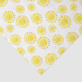 Zonneschijn (Design 19 Geel/Oranje Serie) Tissuepapier (Detail)