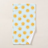 Zonneschijn Doodle Day Patroon Bad Handdoek (Handdoek)