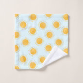 Zonneschijn Doodle Day Patroon Bad Handdoek (Wasdoekje)