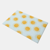 Zonneschijn Doodle Day Patroon Deurmat (Schuin)