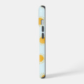 Zonneschijn Doodle Day Patroon iPhone 15 Case (Linkerkant)
