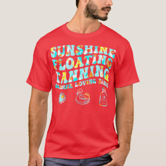 Zonneschijn drijvend looien zomer liefdevolle babe t-shirt