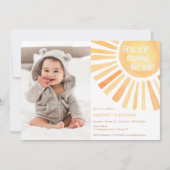 Zonneschijn eerste reis rond Zon geslachtsneutrale Kaart (Voorkant)