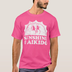 Zonneschijn en aikido zon t-shirt