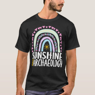 Zonneschijn en Archeologie Schattige Regenboog Gif T-shirt