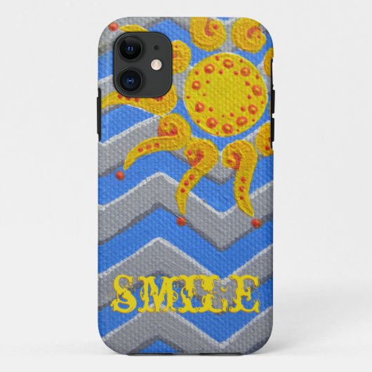 Zonneschijn en Chevron Smile Case-Mate iPhone Case (Achterkant)
