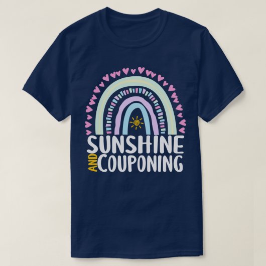 Zonneschijn en Couponing Schattigee Regenboog Gift T-shirt (Design voorkant)