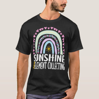 Zonneschijn en Element Verzamelend Schattige Regen T-shirt