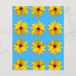 Zonneschijn en geluk flyer