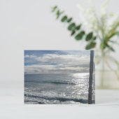 Zonneschijn en golven briefkaart (Staand voorkant)
