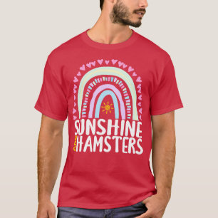 Zonneschijn en Hamsters Schattige Regenboog Gift v T-shirt