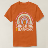 Zonneschijn en Harmonische Schattigee Regenboog Gi T-shirt (Design voorkant)