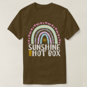 Zonneschijn en Hot Box Schattige Regenboog Gift vo T-shirt (Design voorkant)