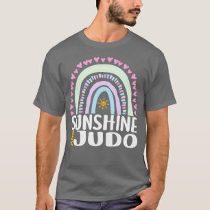 Zonneschijn en Judo Schattige Regenboog Gift voor  T-shirt