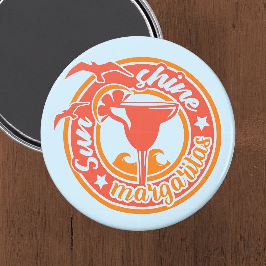 Zonneschijn en Margaritas Cruise Deur Magneet