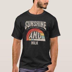 zonneschijn en melkzomerreces t-shirt