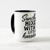 Zonneschijn en orkaan Mok (Voorkant links)