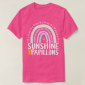 Zonneschijn en Papillons Schattige Regenboog Gift  T-shirt (Design voorkant)
