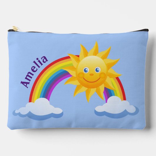 Zonneschijn en Rainbow Design Accessoire Bag Etui (Voorkant)