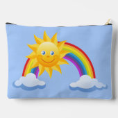 Zonneschijn en Rainbow Design Accessoire Bag Etui (Achterkant)