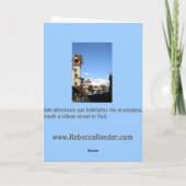 Zonneschijn en Sneeuw Vail, Colorado Kaart (Achterkant)