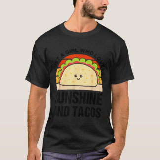 Zonneschijn en taco cinco de mayo feest mexicaans t-shirt