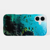 Zonneschijn en Tropische Vissen iPhone 16 Hoesje (Achterkant horizontaal)