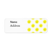 Zonneschijn Etiket (Voorkant)