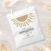 Zonneschijn Favorietas voor baby shower of Verjaar Bedankzakje (Geknipt)