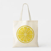 Zonneschijn Geel Citrus Lemon Tote Bag (Achterkant)