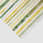 Zonneschijn Geel & Groene Streep Tissuepapier (Detail)