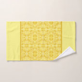 Zonneschijn geel patroon bad handdoek (Handdoek)