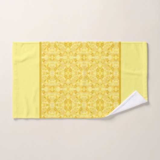 Zonneschijn geel patroon bad handdoek (Handdoek)