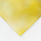 Zonneschijn geel pluizige kip blauw - eyed bird fleece deken (Hoek)