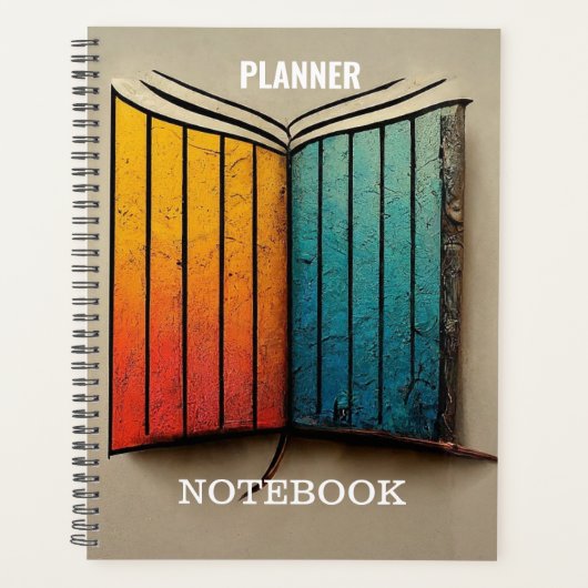 Zonneschijn geïnspireerd 12 maanden planner (Voorkant)