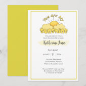 Zonneschijn Geslacht Neutraal Schattige Zon Baby s Kaart (Voorkant / Achterkant)