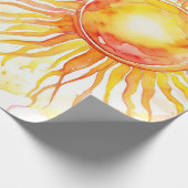 Zonneschijn gloed cadeaupapier (Hoek)