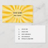  zonneschijn grillig visitekaartje (Voorkant / Achterkant)