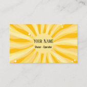  zonneschijn grillig visitekaartje (Voorkant)