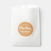 Zonneschijn hier komt de Son Boy Bay Douche Bedankzakje (Voorkant)